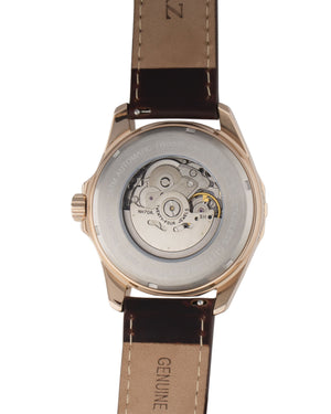 
                  
                    Load image into Gallery viewer, Tomaz Men&amp;#39;s Watch TW009B 2nd version (Rosegold/White) Coffee Leather Strap
                  
                