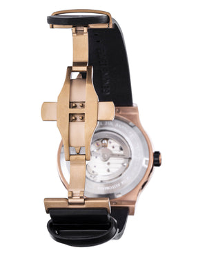 
                  
                    Load image into Gallery viewer, Tomaz Men&amp;#39;s Watch TW014-D3A (Rose Gold) Black Leather Strap
                  
                