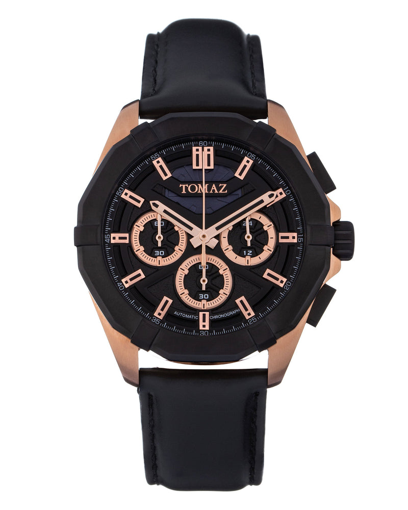 Tomaz Men's Watch TW009C (Black/Black) best men watch, automatic watch for men, Trending men watch, Luxury watch, Watches of Switzerland, automatic watch for men, jam tangan lelaki, jam tangan automatik, jam kronograf