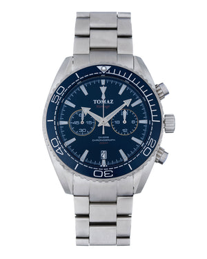 
                  
                    Load image into Gallery viewer, Tomaz Men&amp;#39;s Watch TW012-D5 (Silver/Blue) Silver Stainless Steel
                  
                