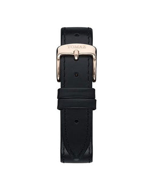 
                  
                    Load image into Gallery viewer, Tomaz Ladies Watch G1L-E (Rosegold/Rosegold) Black Leather Strap
                  
                