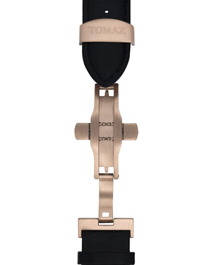 
                  
                    Load image into Gallery viewer, Tomaz Men&amp;#39;s Watch TW008 (Rose Gold/Green) Black Bamboo Leather Strap
                  
                