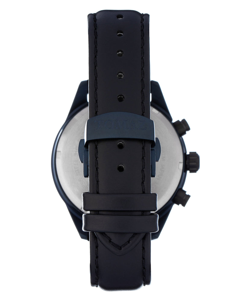 
                  
                    Load image into Gallery viewer, Tomaz Men&amp;#39;s Watch TW011-D3 (Blue/Grey) Dark Navy Leather Strap
                  
                