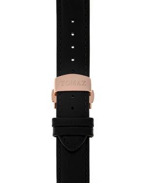 
                  
                    Load image into Gallery viewer, Tomaz Men&amp;#39;s Watch TW012-D9 (Rose Gold/Black) Black Leather Strap
                  
                