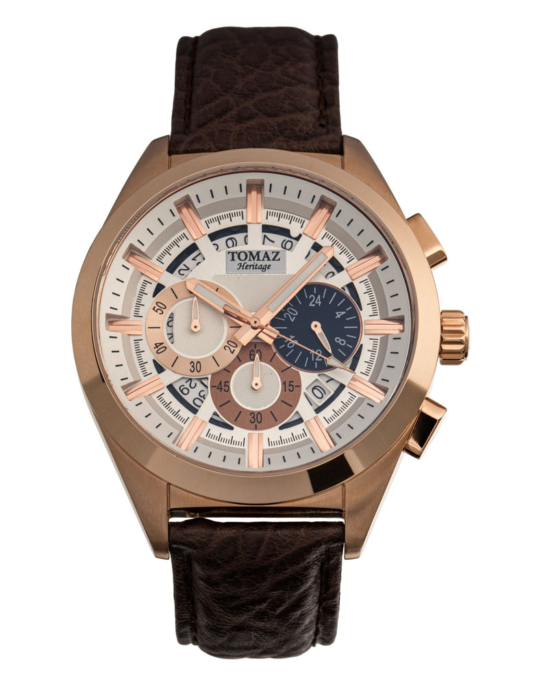 
                  
                    Load image into Gallery viewer, Tomaz Men&amp;#39;s Watch Romeo XXV (Rose Gold/White) -TW025-D5 best men watch, automatic watch for men, Trending men watch, Luxury watch, Watches of Switzerland, automatic watch for men, jam tangan lelaki, jam tangan automatik, jam kronograf
                  
                