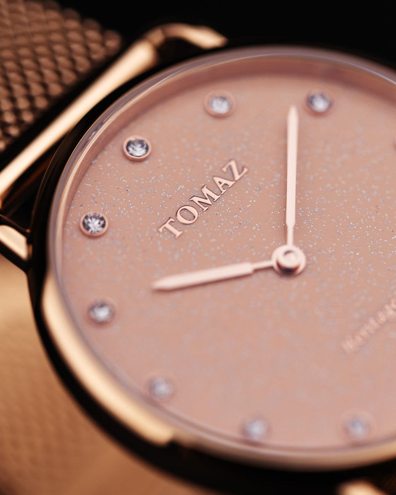 
                  
                    Load image into Gallery viewer, Tomaz Ladies Watch G1L-D4A Stardust (Rosegold) Rosegold Mesh Strap
                  
                