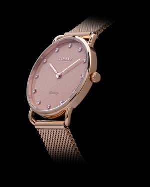 
                  
                    Load image into Gallery viewer, Tomaz Ladies Watch G1L-D4A Stardust (Rosegold) Rosegold Mesh Strap
                  
                