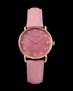 
                  
                    Load image into Gallery viewer, Tomaz Ladies Watch G1LE-D6 Marble (Rose Gold/Pink) Pink Leather Strap
                  
                