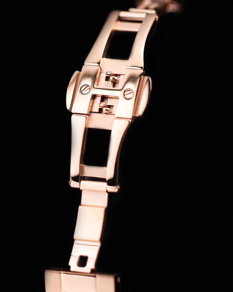 
                  
                    Load image into Gallery viewer, Tomaz Ladies Watch G4L-D6S (Rosegold/Blue) with White Double Swarovski (Rosegold Stainless Steel)
                  
                