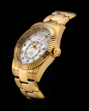 
                  
                    Load image into Gallery viewer, Tomaz Men&amp;#39;s Watch G4M-D4S (Gold/Silver) Gold Stainless Steel
                  
                