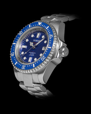 
                  
                    Load image into Gallery viewer, Ultimate Diver GR06B-D4 (Silver/Blue) Silver Stainless Steel
                  
                