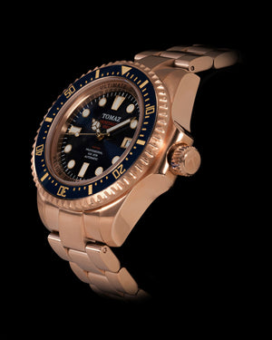 
                  
                    Load image into Gallery viewer, Ultimate Diver GR06B-D6 (Rosegold/Navy) Rosegold Stainless Steel
                  
                