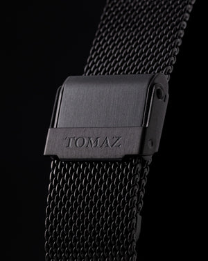 
                  
                    Load image into Gallery viewer, Tomaz Ladies Watch TQ017L-D19 Stardust (Black) with Rainbow Swarovski (Black Mesh Strap)
                  
                