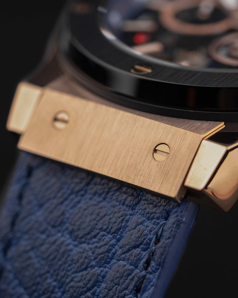 
                  
                    Load image into Gallery viewer, Tomaz Men&amp;#39;s Watch TW014-D10 (Rosegold/Black) Blue Leather Strap
                  
                