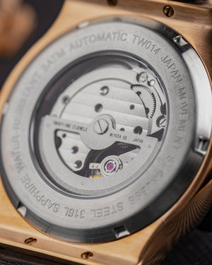 
                  
                    Load image into Gallery viewer, Tomaz Men&amp;#39;s Watch TW014-D10 (Rosegold/Black) Blue Leather Strap
                  
                