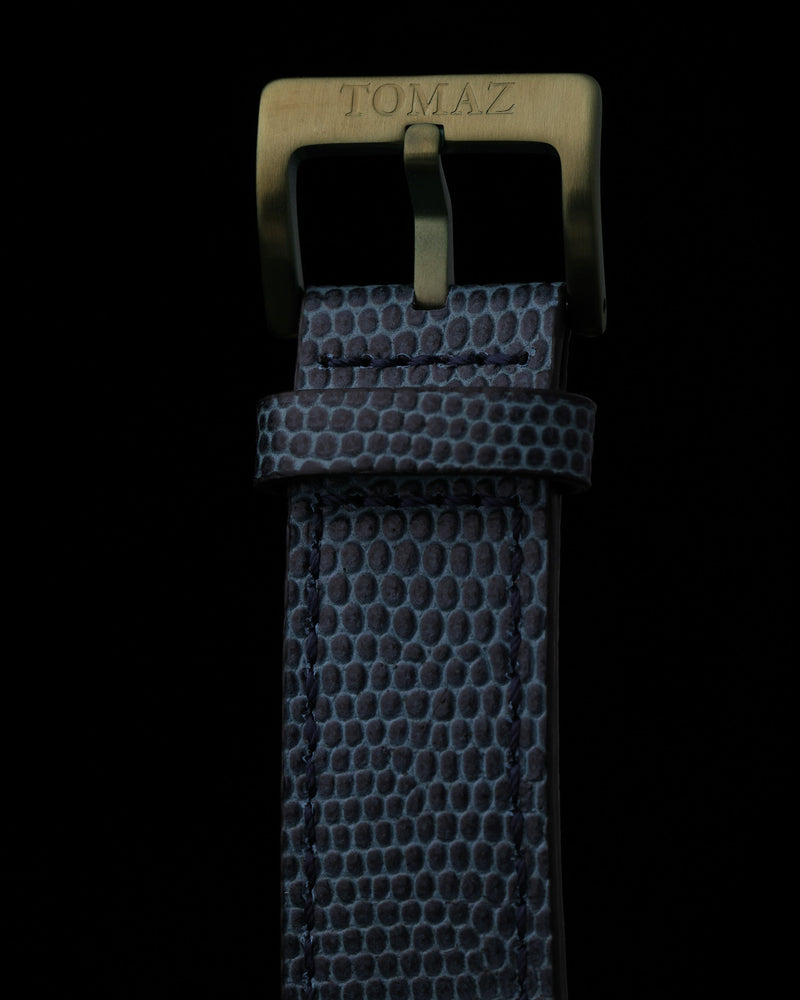 
                  
                    Load image into Gallery viewer, RAWR III TW024F-D7A (Gold/Blue) with Gold Blue White Swarovski (Blue Leather Strap)
                  
                