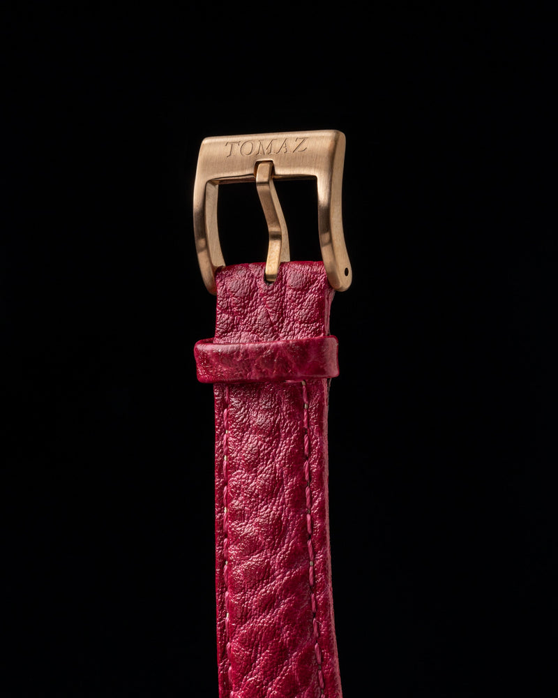 
                  
                    Load image into Gallery viewer, Juliet TW025L-D10 (Rosegold/Pink) with Pink Swarovski (Pink Leather Strap)
                  
                