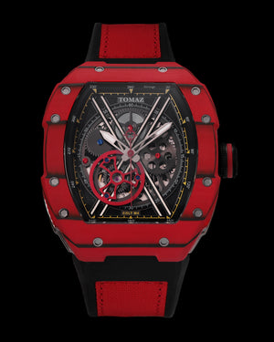 
                  
                    Load image into Gallery viewer, Colt M4 TW029C-D1 (Red/Black) Red and Black Leather with Rubber Strap
                  
                