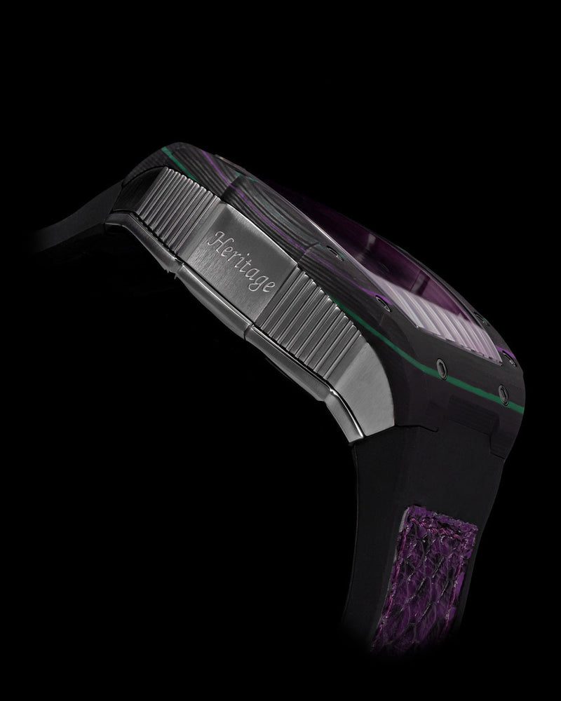 
                  
                    Load image into Gallery viewer, Colt M4 TW029C-D9 (Black/Purple) Purple Leather with Rubber Strap
                  
                