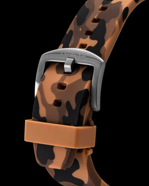 
                  
                    Load image into Gallery viewer, Colt M4 TW029D-D1 (Black Gun Metal/Camel) Camel Camouflage Leather with Silicone Strap
                  
                