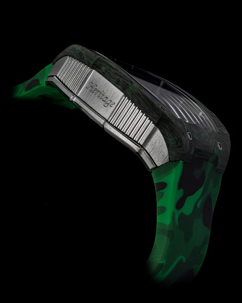 
                  
                    Load image into Gallery viewer, Colt M4 TW029D-D2 (Green) Green Camouflage Leather with Silicone Strap
                  
                