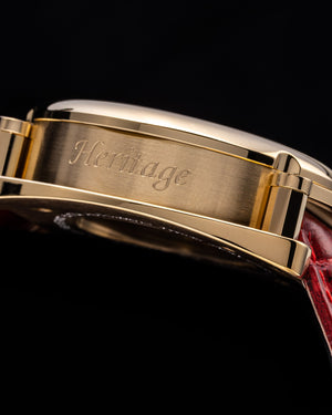 
                  
                    Load image into Gallery viewer, Xavier Automatic TW030-D18 (Gold/Red) Red Bamboo Leather Strap
                  
                