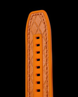 
                  
                    Load image into Gallery viewer, AK47 TW032-D10  (Black/Orange/Blue) Orange Leather with Rubber Strap
                  
                