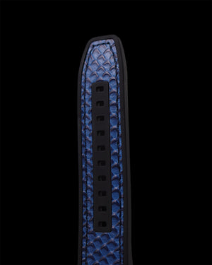 
                  
                    Load image into Gallery viewer, AK47 TW032-D6 (Rosegold/Blue) Blue Leather with Rubber Strap
                  
                