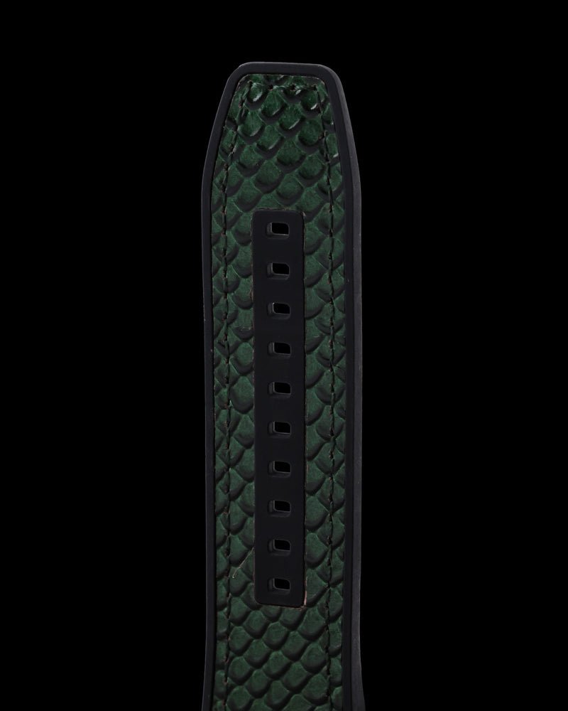 
                  
                    Load image into Gallery viewer, Xavier XL TW033-D15 (Rosegold/Green) with Green Swarovski (Green Leather Strap)
                  
                